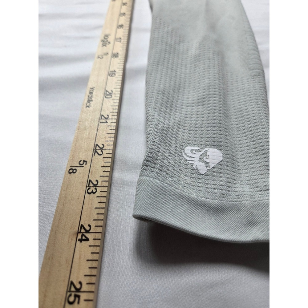 Women's Best Seamless High Waisted Athletic Leggings Sage Green Yoga Pants - Picture 8 of 8